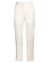 Ermanno Scervino Woman Pants Ivory Size 6 Polyester, Viscose, Elastane In White