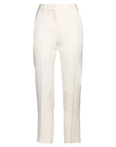 ERMANNO SCERVINO ERMANNO SCERVINO WOMAN PANTS CREAM SIZE 10 VISCOSE, SILK