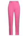 Ermanno Scervino Woman Pants Fuchsia Size 6 Viscose, Acetate In Pink