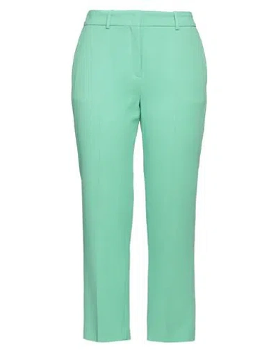 Ermanno Scervino Woman Pants Green Size 10 Acetate, Viscose