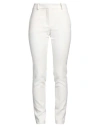 Ermanno Scervino Woman Pants Ivory Size 6 Polyester, Viscose, Elastane In White