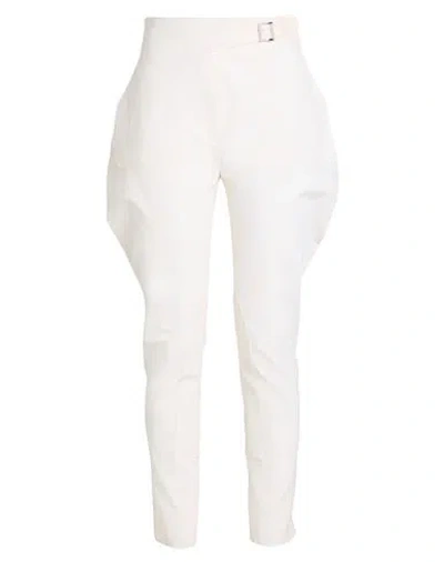 Ermanno Scervino Woman Pants Ivory Size 8 Virgin Wool, Polyamide, Elastane