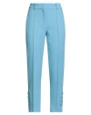 Ermanno Scervino Woman Pants Light Blue Size 8 Viscose, Acetate In Blue