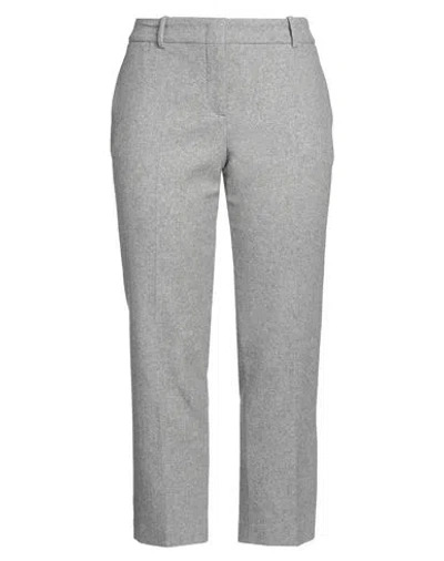 Ermanno Scervino Woman Pants Light Grey Size 12 Wool, Polyamide, Elastane, Acrylic In Gray