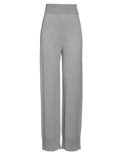 Ermanno Scervino Woman Pants Light Grey Size 8 Cashmere In Gray