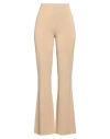Ermanno Scervino Woman Pants Sand Size 6 Viscose, Polyester In Beige