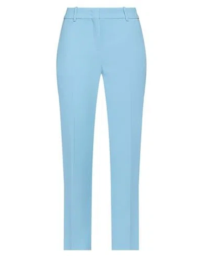 Ermanno Scervino Woman Pants Sky Blue Size 4 Viscose, Acetate In Blue