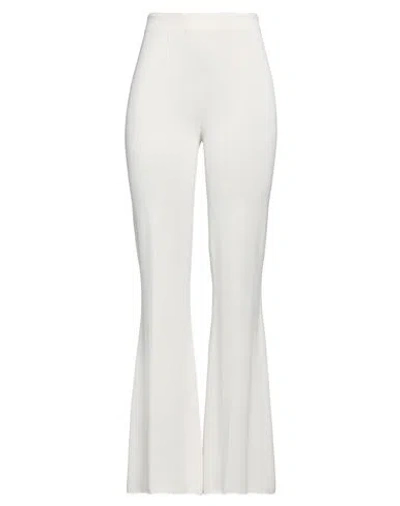 Ermanno Scervino Woman Pants White Size 10 Viscose, Polyester