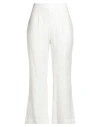 Ermanno Scervino Woman Pants White Size 8 Linen In White
