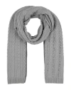 Ermanno Scervino Woman Scarf Light Grey Size - Virgin Wool, Acrylic, Glass In Gray
