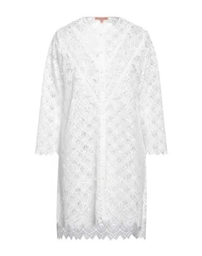 Ermanno Scervino Woman Shirt White Size 6 Polyester