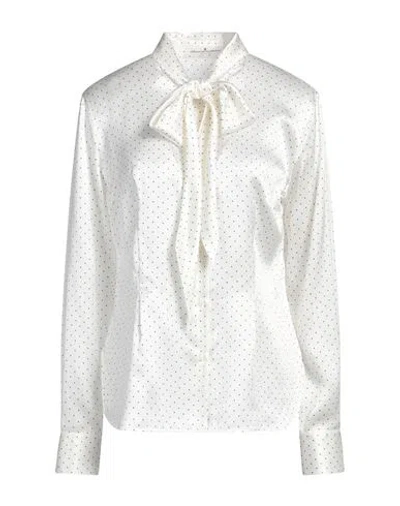 Ermanno Scervino Woman Shirt White Size 8 Silk