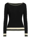 Ermanno Scervino Woman Sweater Black Size 8 Viscose, Polyester