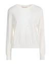 Ermanno Scervino Woman Sweater Ivory Size 10 Cotton, Polyamide In White