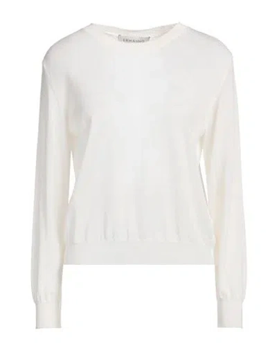 Ermanno Scervino Woman Sweater Ivory Size 10 Cotton, Polyamide In White