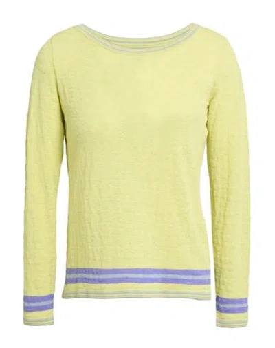 Ermanno Scervino Woman Sweater Lime Green Size 6 Viscose, Polyester