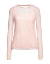 Ermanno Scervino Woman Sweater Pink Size 2 Polyamide, Mohair Wool, Wool, Silk In Pink