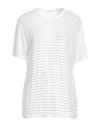 Ermanno Scervino Rhinestone-embellished Knitted Top In White