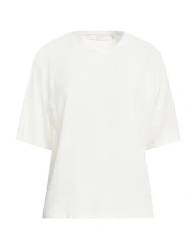 Ermanno Scervino Woman T-shirt White Size 8 Cotton