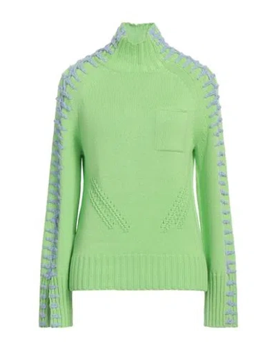 Ermanno Scervino Woman Turtleneck Light Green Size 6 Cashmere, Wool, Alpaca Wool