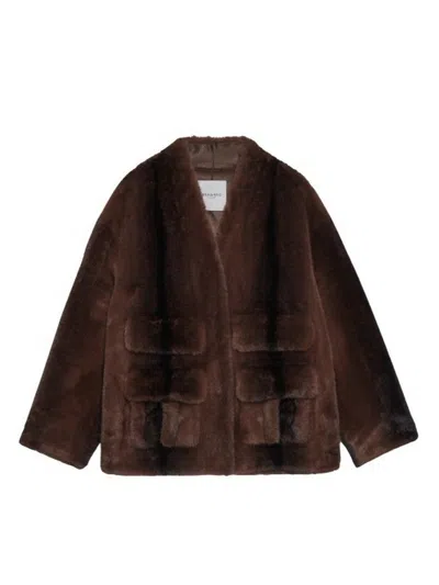 Ermanno Scervino Women's Coats  - Coat - Brown