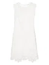 Ermanno Scervino Lace Mini Dress In White