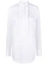 Ermanno Scervino Women's Frills Long Shirt In 10601