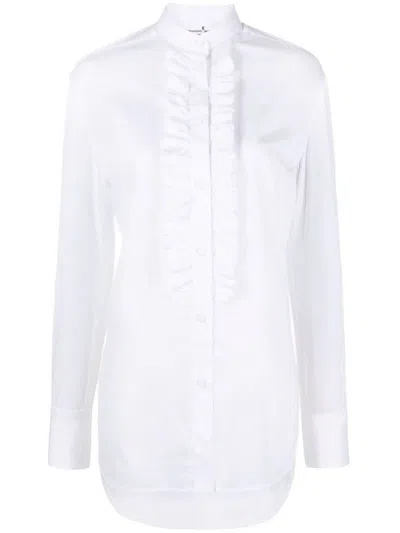 Ermanno Scervino Women's Frills Long Shirt In 10601