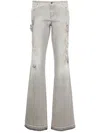 Ermanno Scervino Embroidered Bootcut Jeans In 44103