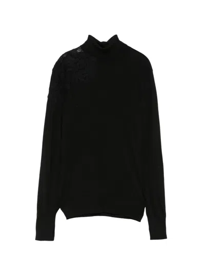 Ermanno Scervino Wool Turtle-neck Sweater In Multi