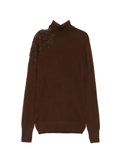 Ermanno Scervino Women's Sweater In Brown