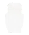 Ermanno Scervino Wool Blend Tank Top In White