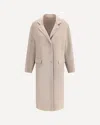 Ermanno Scervino Efezia Button-fastening Flap-pocket Coat In Beige