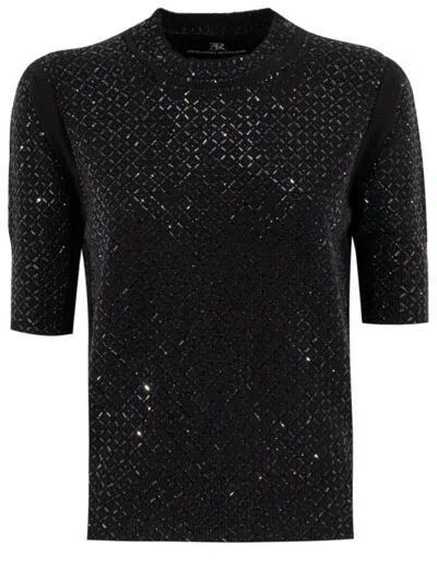 Ermanno Scervino Wool Jumper In Black
