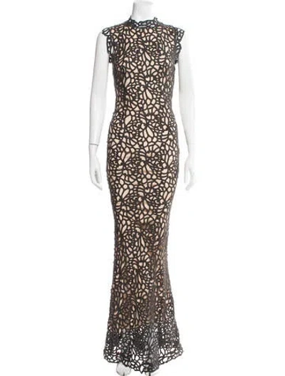 Pre-owned Ermanno Scervino Wool Long Dress In Gray