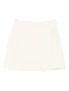 Ermanno Scervino Wool Mini Skirt In White