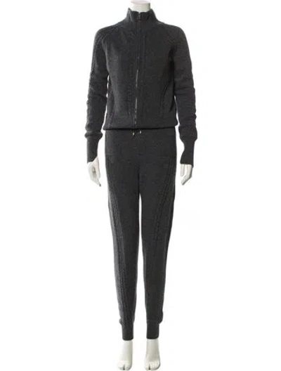 Pre-owned Ermanno Scervino Wool Pant Set In Gray
