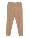 Ermanno Scervino Wool Polyamide Elastane Pants In Brown