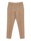 Ermanno Scervino Wool Polyamide Elastane Pants In Brown