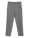 Ermanno Scervino Wool Polyamide Viscose Pants In Gray