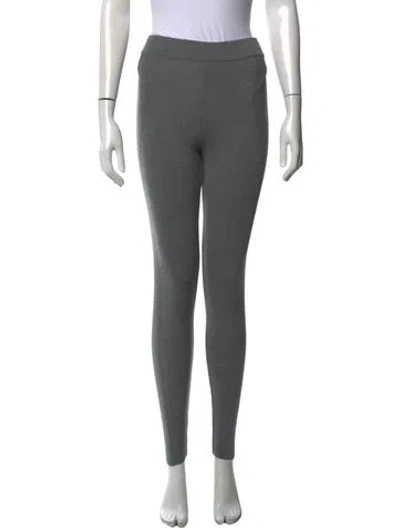 Pre-owned Ermanno Scervino Wool Skinny Leg Pants In Grey
