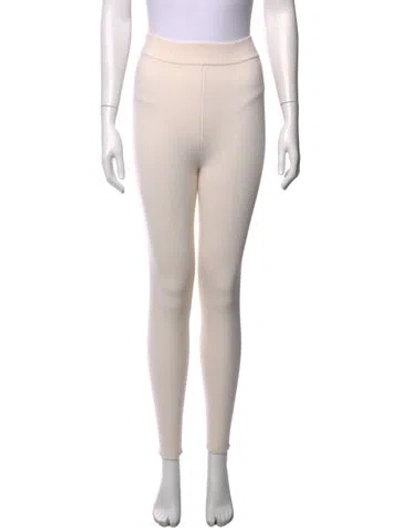 Pre-owned Ermanno Scervino Wool Skinny Leg Pants In Neutral