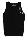 Ermanno Scervino Wool Tank Top In Black