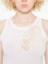 Ermanno Scervino Wool Tank Top In Neutral