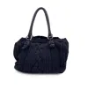 Ermanno Scervino Wool Tote Bag In Black