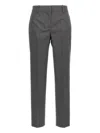 Ermanno Scervino Wool Trousers With Back Pockets And Belt Loops In Gray