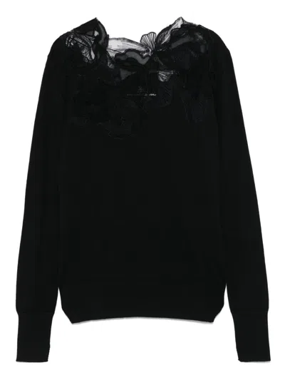 Ermanno Scervino Wool Turtle Neck Sweater In Multi