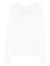 Ermanno Scervino Wool Turtle Neck Sweater In White