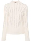 ERMANNO SCERVINO ERMANNO SCERVINO WOOL TURTLE NECK SWEATER