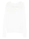 Ermanno Scervino Wool Turtle Neck Sweater In White
